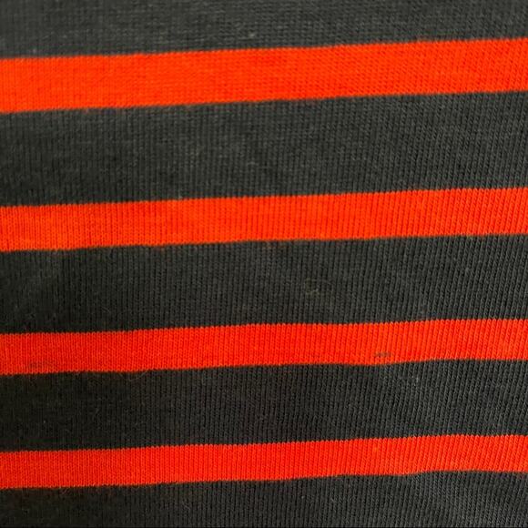 STYLEMINT Shirt Size Small Navy & Lipstick Red Stripe Dalton Nautical Preppy - Picture 4 of 8